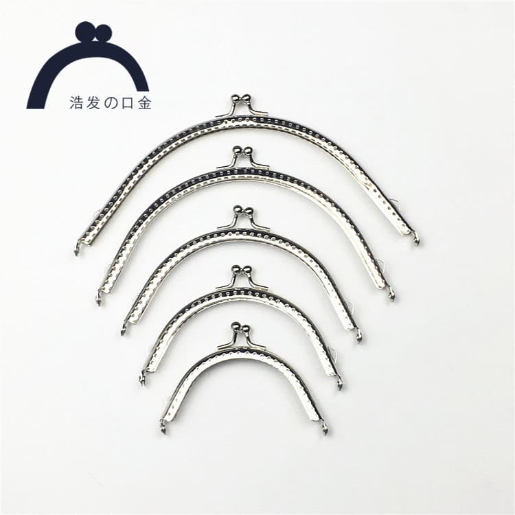 8.5, 10.5, 12.5, 15, 18cm half-round smooth snap fasteners, affordable for beginners' DIY accessories