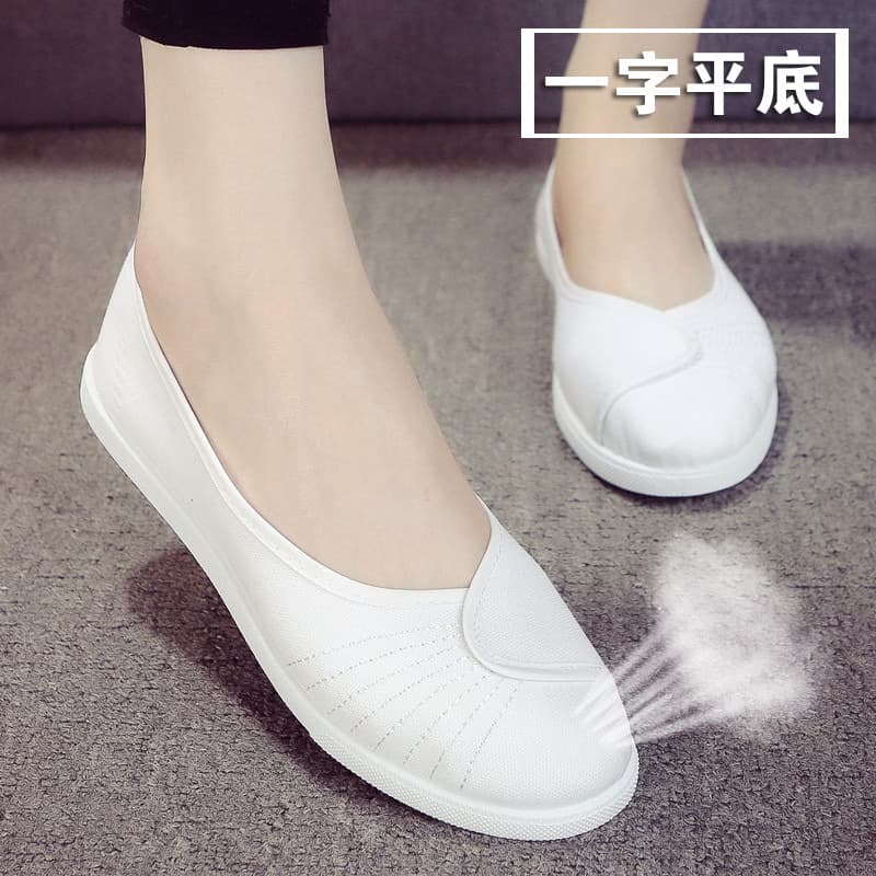 Flat Nurse Shoes for Women, Comfortable Flat Heel Beauty Salon Work Shoes, 2026 New Style Old Beijing Cloth Shoes