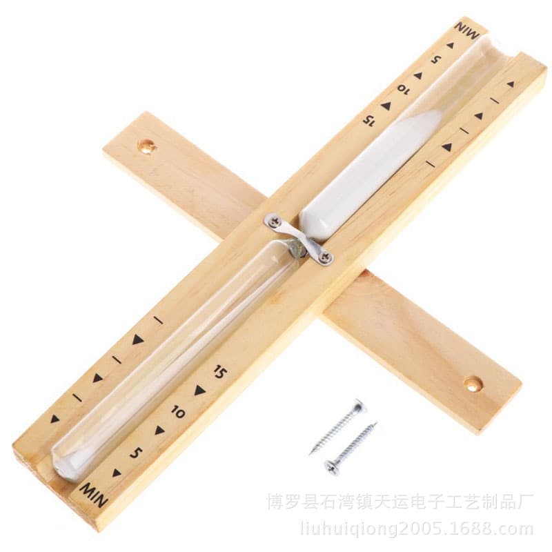 Wooden bathroom hourglass sauna timer wall-mounted rotating sauna timer