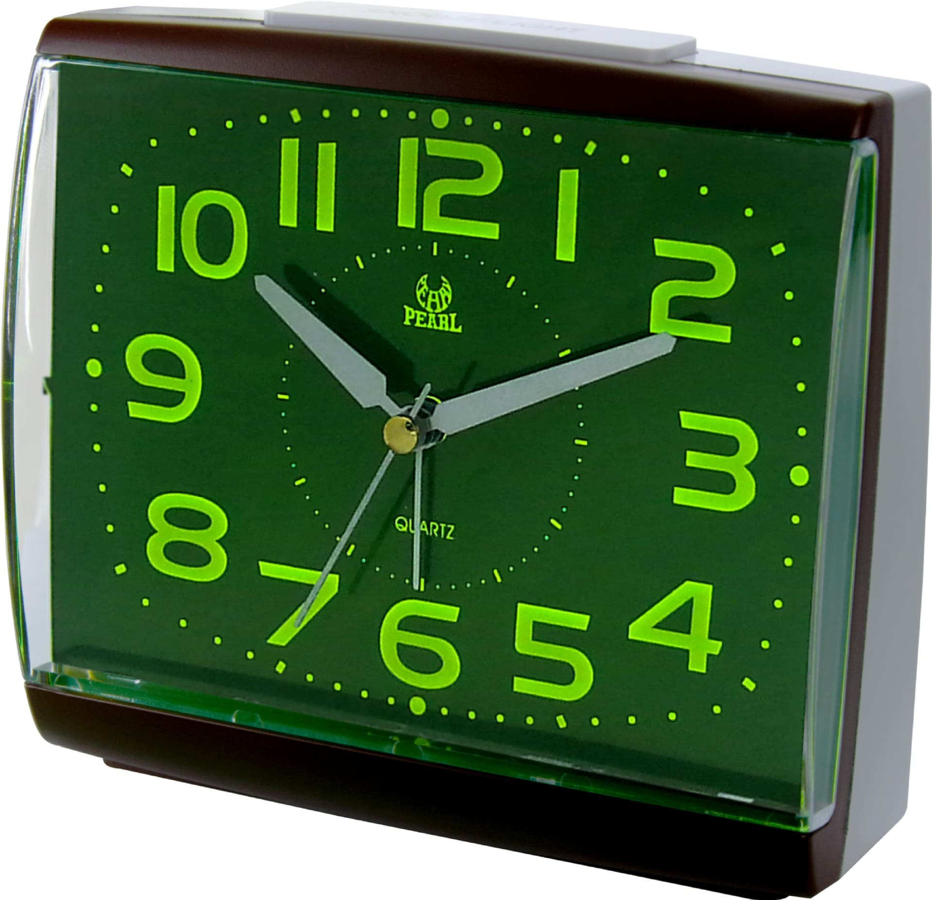 Glow-in-the-dark Bedside Alarm Clock, Smart Light Control Alarm, Silent with Snooze Feature
