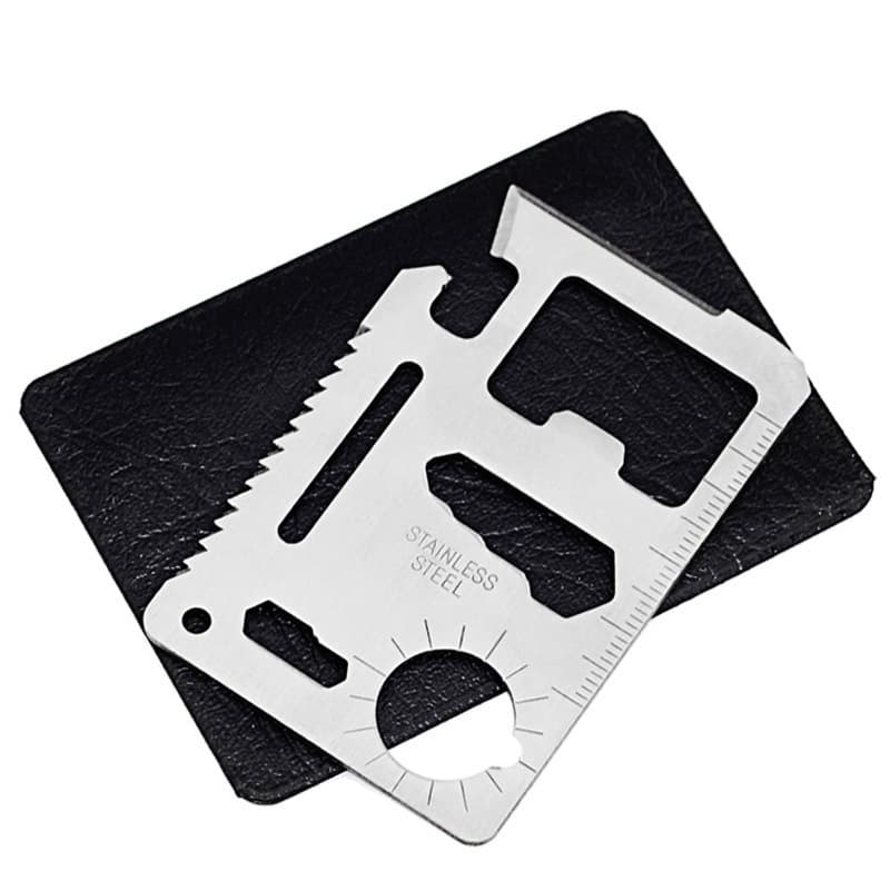 Factory wholesale Swiss lifesaving card multi-tool card, large-sized military knife card, logo printing available.