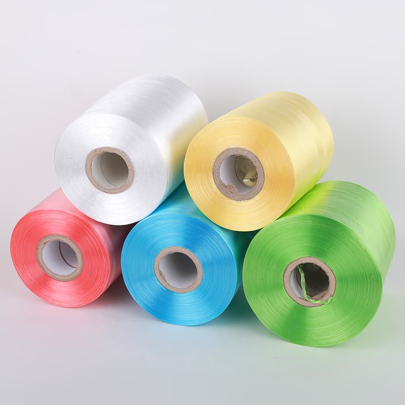 Wholesale multi-color packing machine-use PE automatic end ties, plastic strapping rope for carton bundling and sealing machines