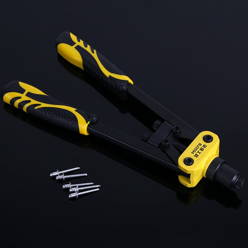 Custom Industrial Labor-Saving Rivet Gun with Double Handle for Manual Blind Riveting and Nut Setting