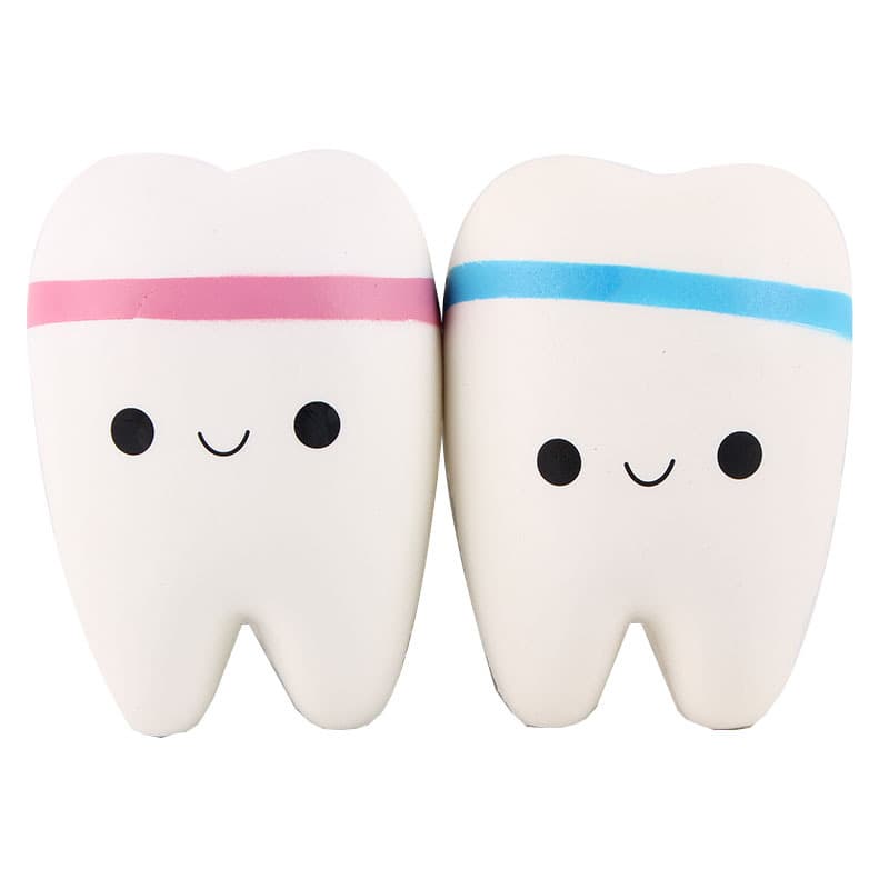 PU Slow Rebound Teeth Toy Squishy Stress Relief Toy Squeeze Toy Factory Direct Wholesale