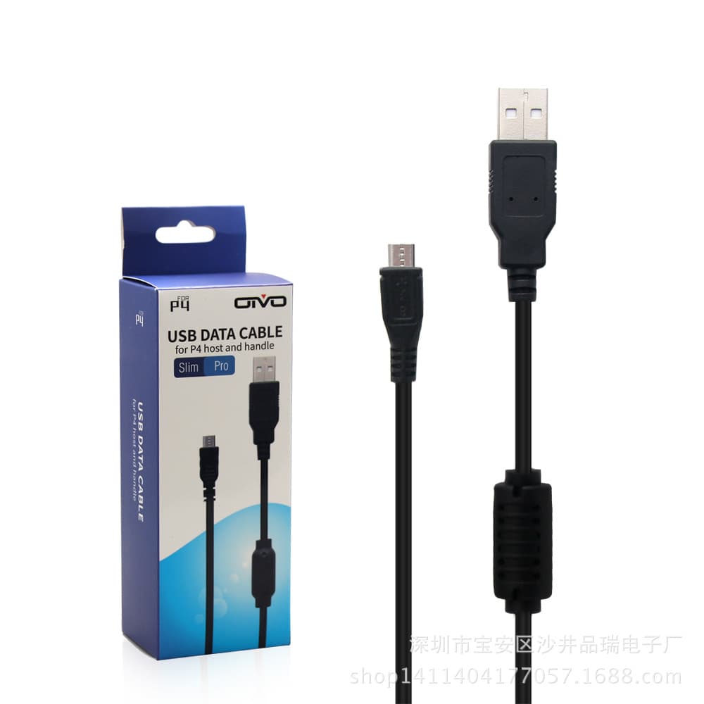 2m PS4 Charging Cable USB P4S001 OIVO Digital Computer Game Console Accessories Other Game Console Accessories