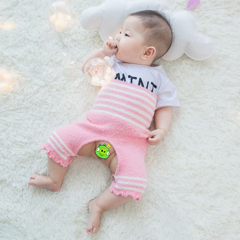 Wholesale Single-Layer Baby Belly Protection Pants, High-Waist Thermal Pants for Kids, Umbilical Guard, Infant Belly Wrap, Spring/Autumn Sleep Pants