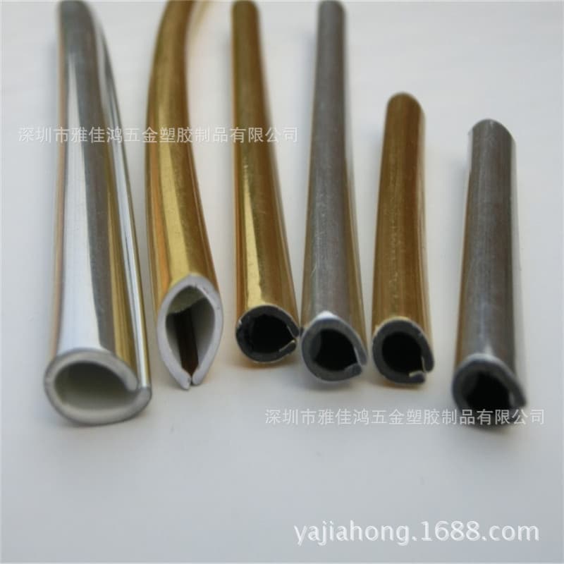 U-Shaped Trim for Air Conditioning Vents, Door Mesh Decorative Clip Strip, 5mm PVC Bright Strip, Sealing Strip, Roll-Formed, Home Use