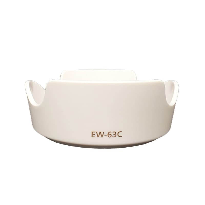 White EW-63C lens hood for 800D/760D/700D/100D camera 18-55STM protective cover 58mm sunshade