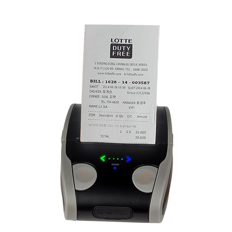 Qunsuo 58mm Portable Wireless Bluetooth Thermal Printer Barcode Receipt Inventory Mini Thermal Printer