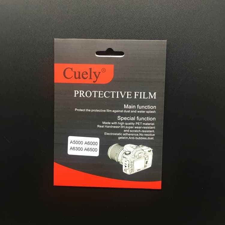 CUELY Camera Tempered Screen for A6500, RX100, A7M4, D7100, D5300, EOS M6, R3, 850D, XT