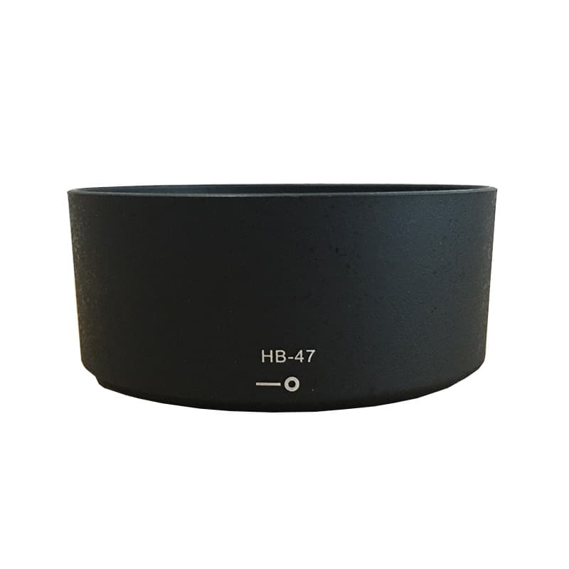 HB-47 lens hood for Nikon 50mm f/1.8G and 50mm f/1.4G prime lenses.