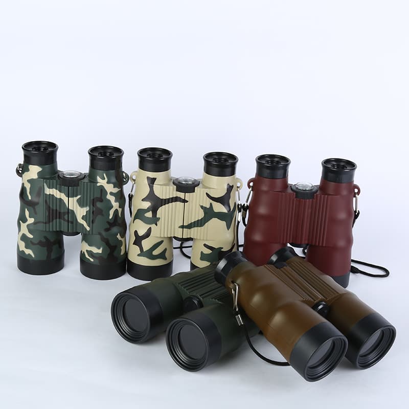 New 12X38 Kids Binoculars Colorful Mixed-Color Binoculars Outdoor Camping Binoculars Factory Wholesale