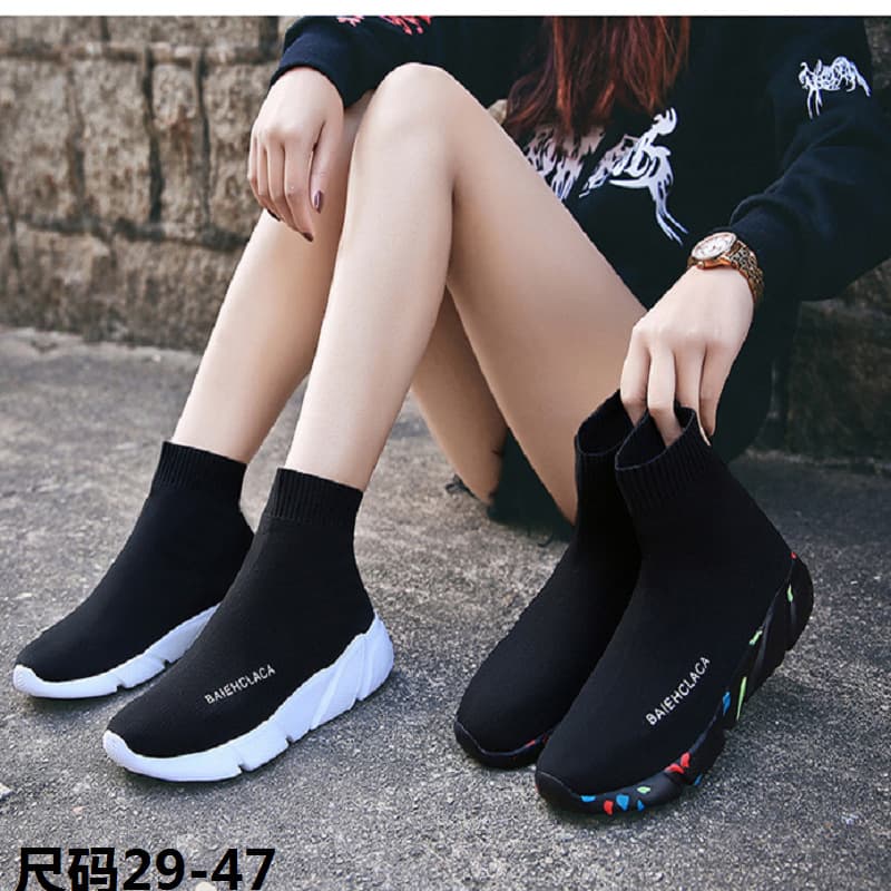 Women's Sport Shoes Casual Comfortable Breathable Slip-on Sneakers Fashionable Lace-up Running Shoes