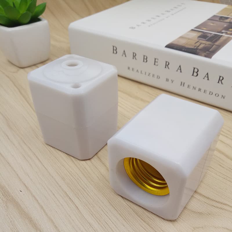 Suspended E27 Screw Lamp Holder, Electric Jade Powder Indoor Lamp Holder, Household Chandelier Holder, Engineering Lamp Holder