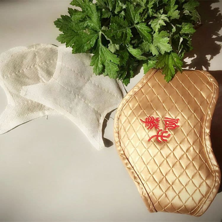 Electric Heating Mugwort Pack with Ai Ye/ Ai Rong Herbs, Non-woven Electric Warm Compress for Waist/Neck/Knees Protection