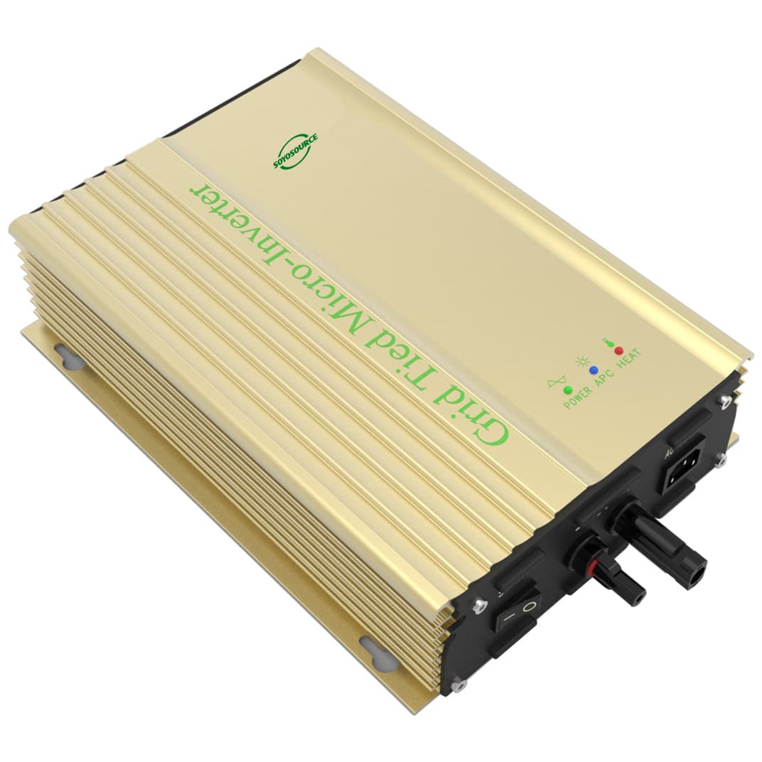 500W Grid-Tie Inverter for Solar Panels, 24V to 220V Home Micro Inverter, Pure Sine Wave High Frequency