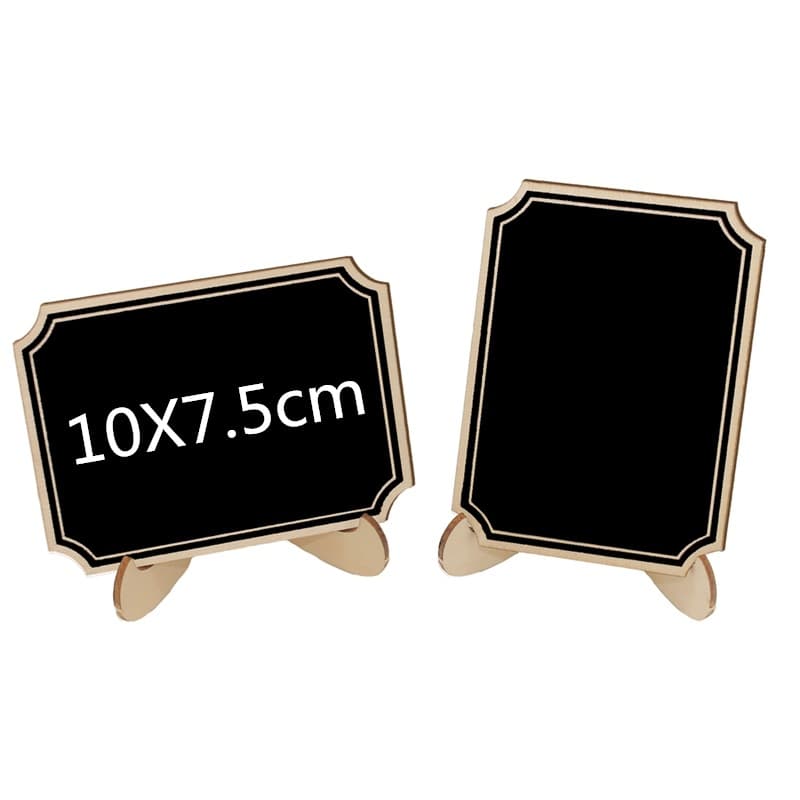 Mother's Day Gift Small Blackboard Wooden Mini Message Board Small Chalkboard Desktop Office Display Decorative Craft