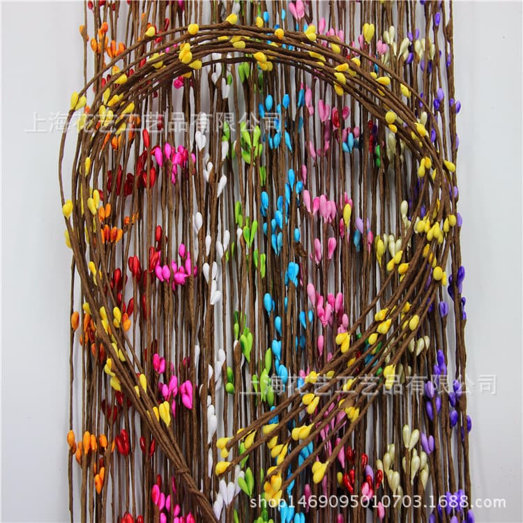 Garland material DIY handmade 65cm garland berry long rattan bracelet headdress wedding candy box decoration material