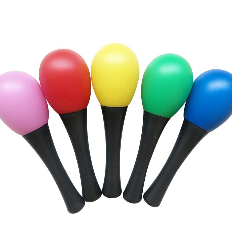 Manufacturer Supply Plastic Maracas Kindergarten Early Education Teaching Aid Egg Small Maracas Children's Percussion Instrument Wholesale