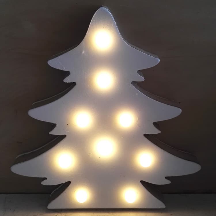 Professional Christmas Wooden LED Light Wooden LED Christmas Tree Wooden LED Light