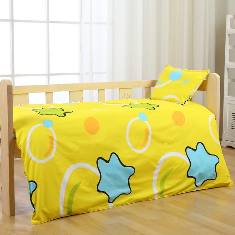 2021 new children's bedding, washable kids quilt, kindergarten quilt three-piece set