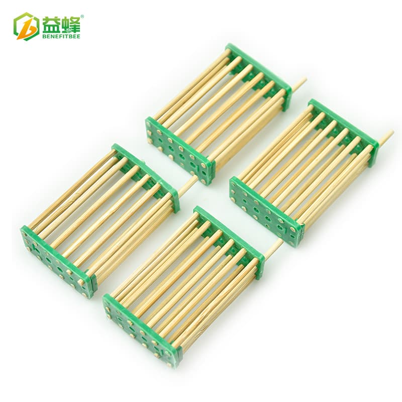 Beekeeping Tool Bee Equipment Queen Cage Bamboo Queen Cage Bee Queen Cage 14 Bamboo Plastic Long 5.5CM