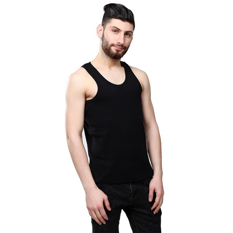 2026 Spring/Summer Pure Cotton Men's Tank Top Sports Vest Men's Casual Vest Pure Cotton Men's Base Vest