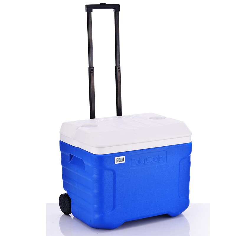 [Factory] 40L Trolley PU Insulated Cooler Box for Medicine Cold Chain Transport Biological Reagents Cooler Bags