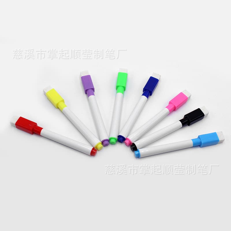 Factory wholesale whiteboard markers, erasable, refillable, large capacity, colorful refillable children's drawing pens