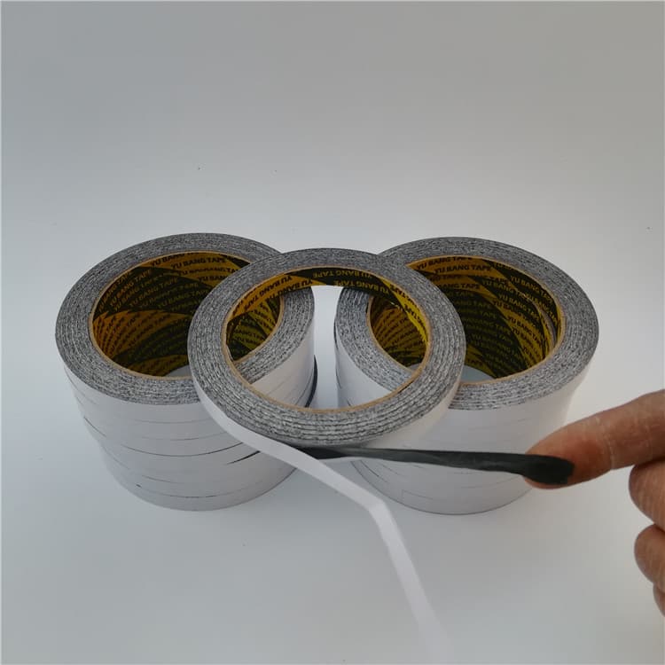 Factory-produced black double-sided foam tape for exterior wall stone-like paint, imitation brick tape, grid application without primer, grid tape.