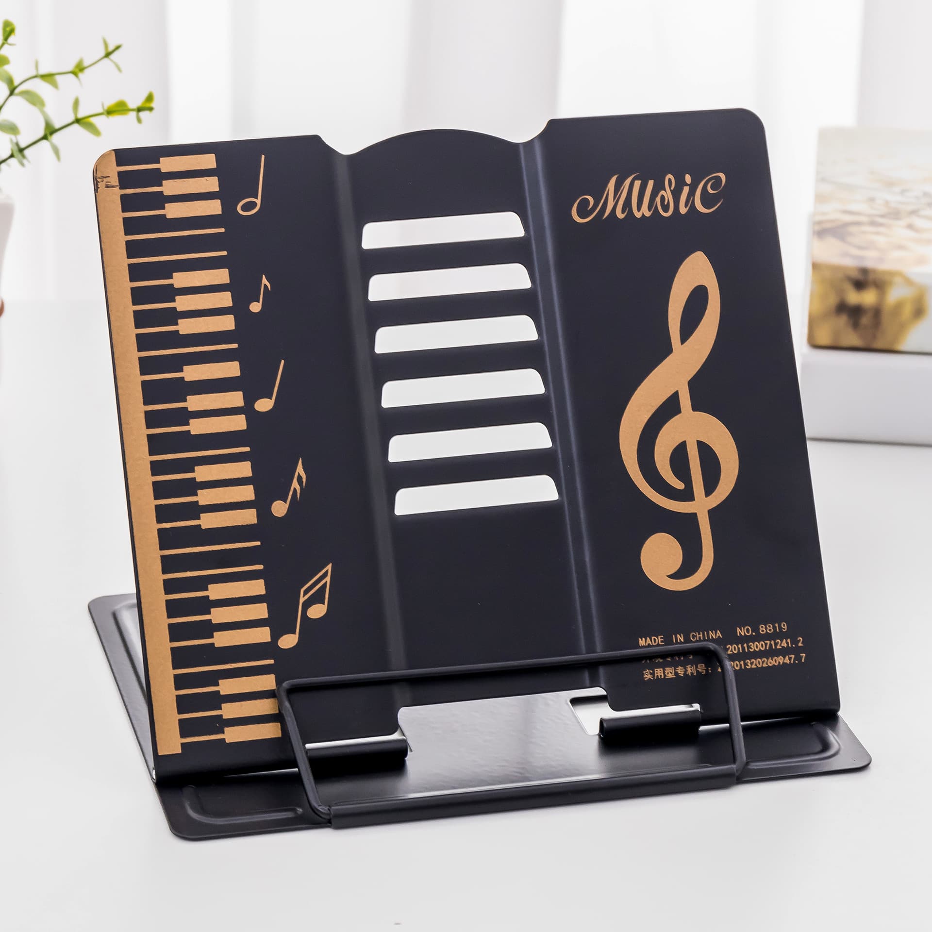 Mingqiang Notebook Stand Reading Stand Student Desktop Book Stand Music Stand Wholesale Available