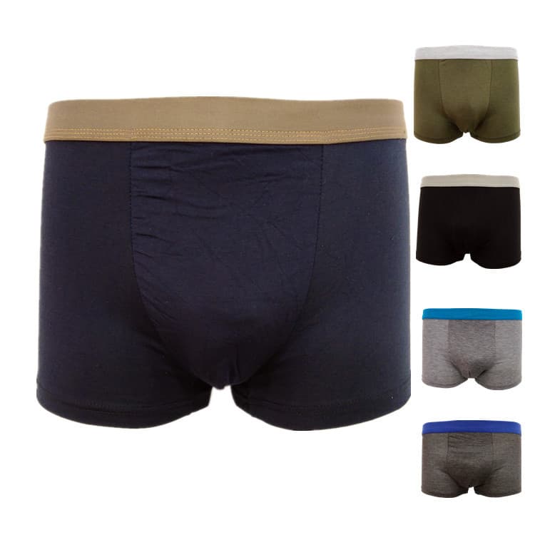 Men's Boxer Briefs Mid-Waist Trunks Stall Exhibition Men's Underwear Cheap Men's Pants Stock Clearance