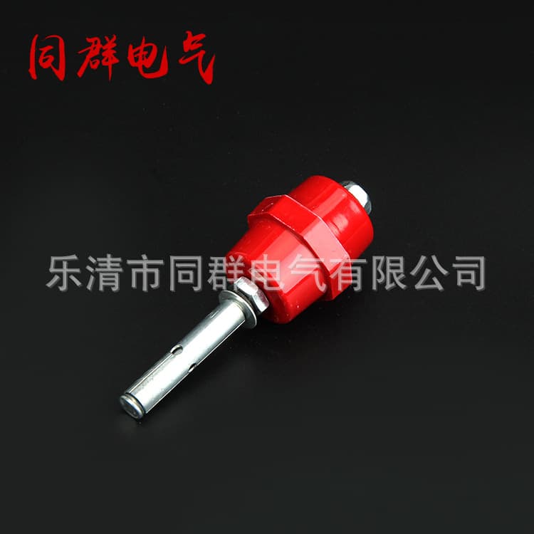Computer Room Anti-Static Grounding Copper Bar Insulating Bracket, M8 Corrugated Flame Retardant Bracket with Expansion Screws
