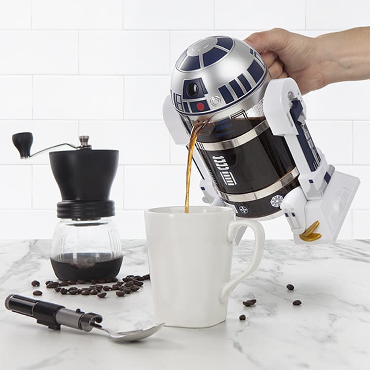 Star Wars R2D2 Coffee Pot Creative Robot R2D2 Shape Hand Brewed Coffee Machine Water Kettle