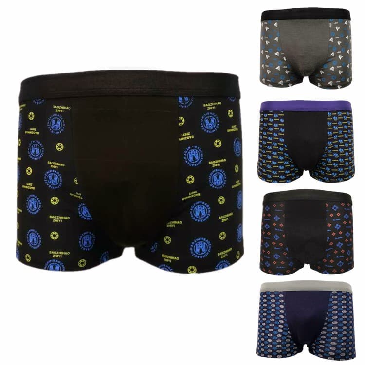 Men's Boxer Briefs Printed Clearance Stock Bulk Deal