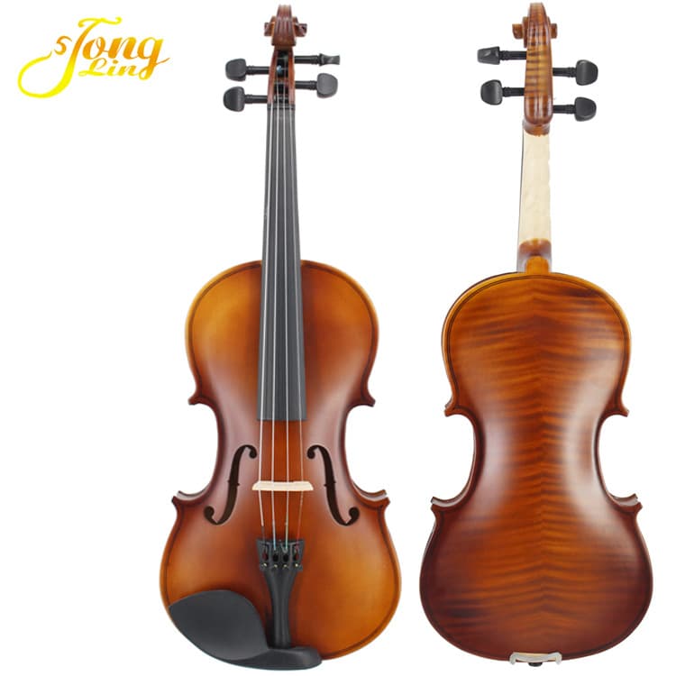 Cross-border Drop Shipping VIOLIN Tiger Plywood Student Practice Laminated Violin for Beginners