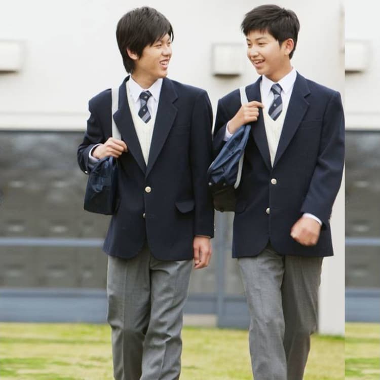 DK Fashion British Campus Uniform Men's Suit and Trousers Orthodox Japanese Student Uniform Men's Suit Suit