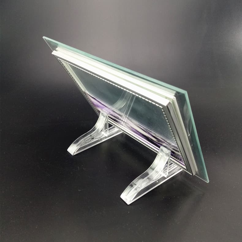 Picture Frame Stand Bracket Photo Frame Display Holder Glass Crystal Artwork Accessory Decorative Stand Photo Frame Support Leg