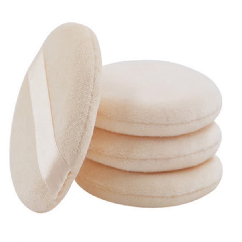 Hook Ribbon Powder Puff Round Setting Powder Puff for Makeup Studio Cotton Loose Powder Puff