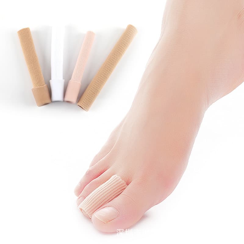 Small and Large Fiber Toe Sleeves, Thumb Protective Covers, Silicone Care Sleeves for Anti-Friction