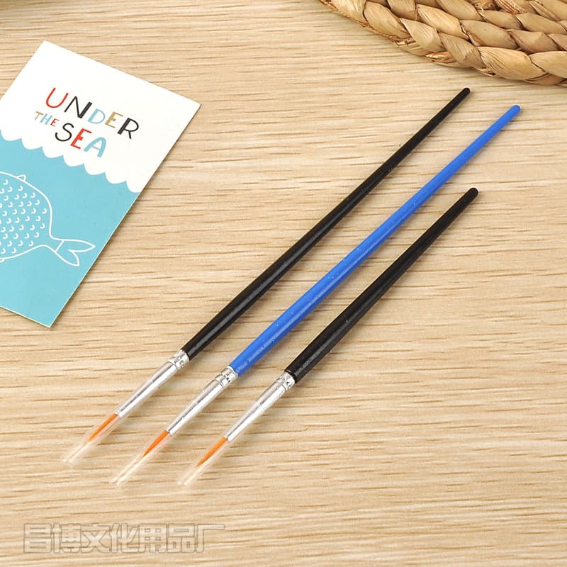 Factory Direct Student Painting DIY Digital Oil Brush Gypsum Ceramic Kite Painted Nylon Hook Line Pen Wholesale