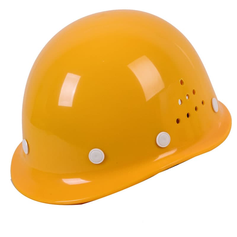 Mingdun Safety Helmets, Manufacturer Direct Sales of National Standard Heat-Resistant Fiberglass Helmets, Breathable Anti-Impact Construction Site Caps
