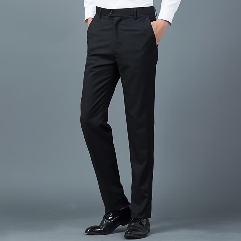 2026 New Style Slim Fit Black Dress Pants for Men Office Wear Business Casual Suit Trousers Formal Pants Fashion