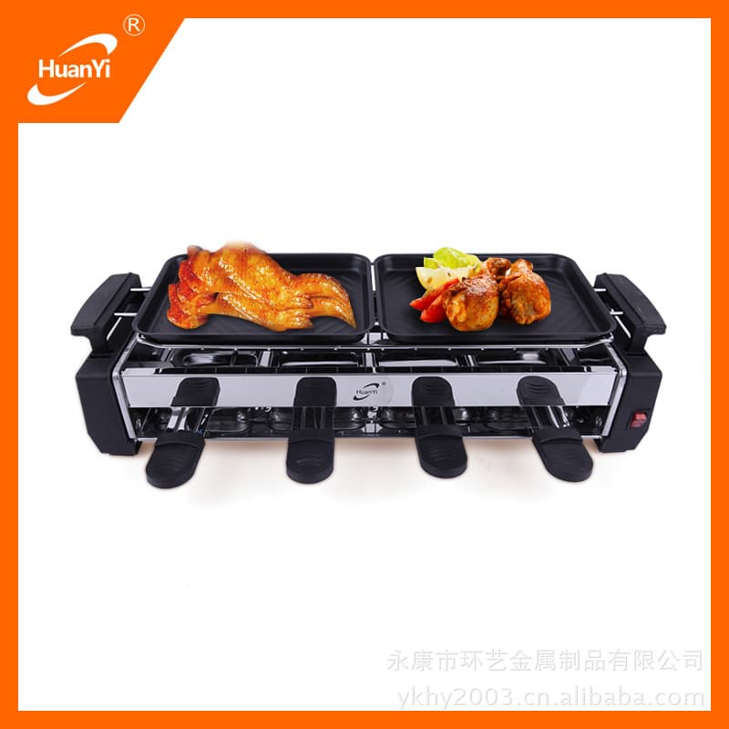 Factory direct supply, wholesale household electric barbecue grill, smokeless barbecue rack, BBQ grill, genuine Huan Yi brand products.