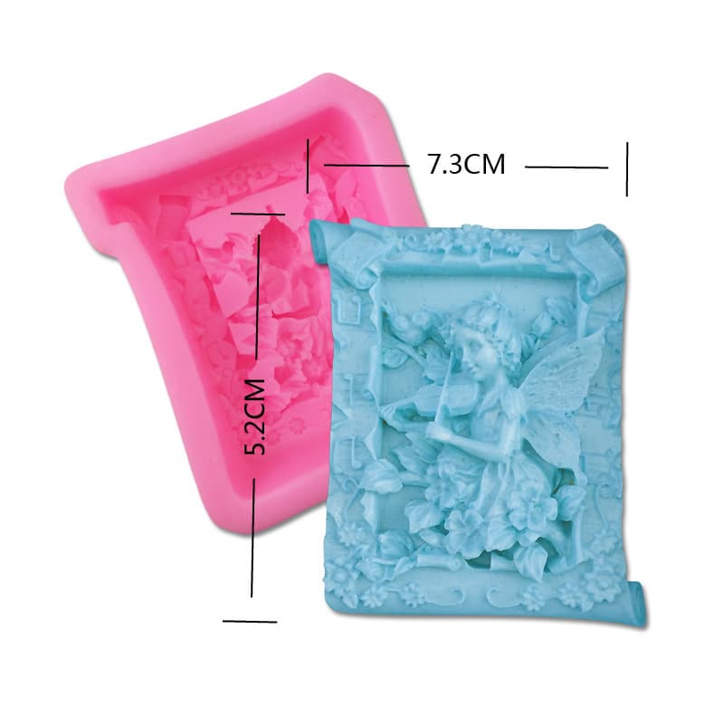 Fondant Silicone Mold Fairy Guitar Cedar Tree Chocolate Cupcake Decoration Baking Tool H2935