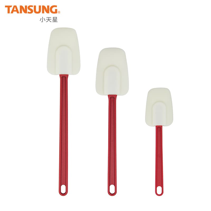 Baking Utensils Butter Scraper 3-Piece Silicone Scraper High Temperature Resistant Silicone Cream Kitchen Scraper Baking Cross-Border