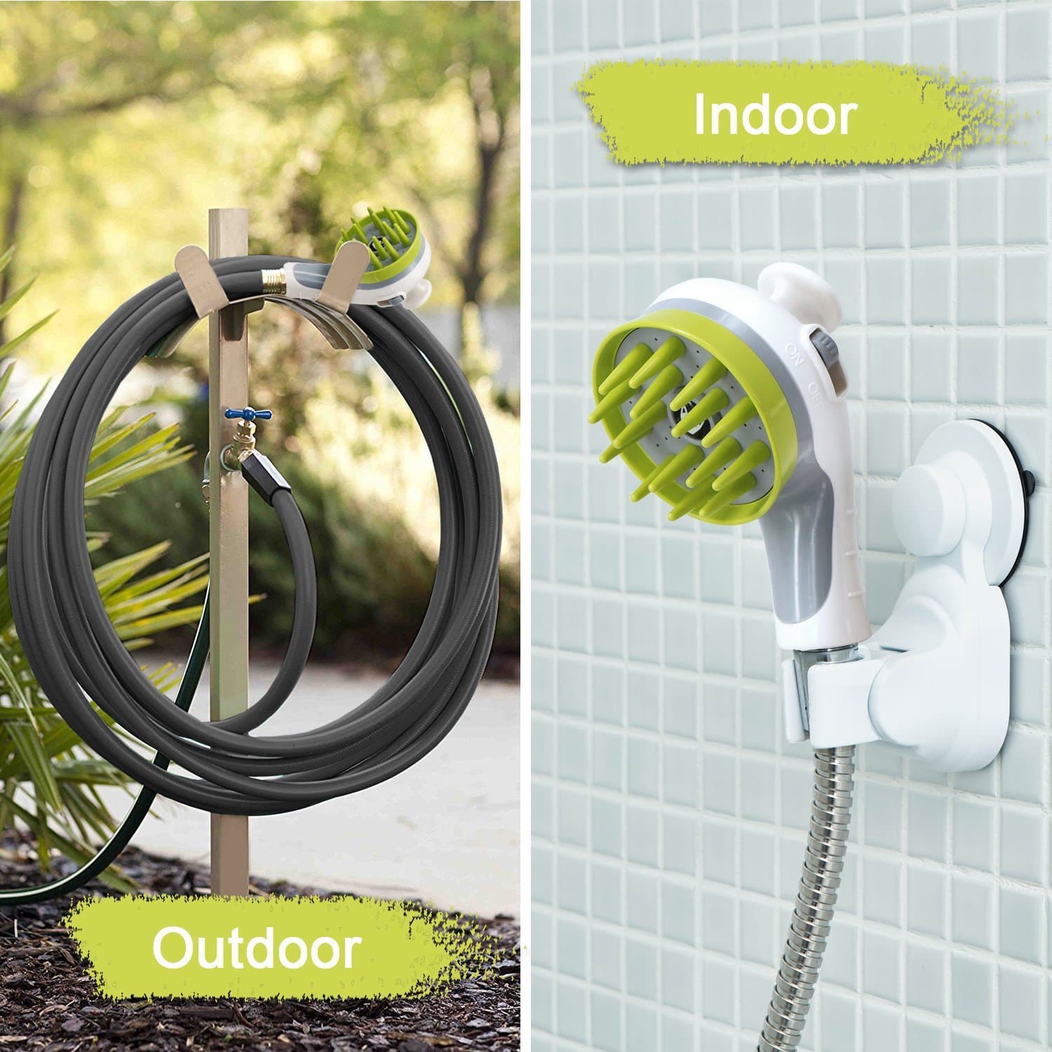 Pet Shower Spray Head for Dogs, High Pressure Bathing Tool with Foamer