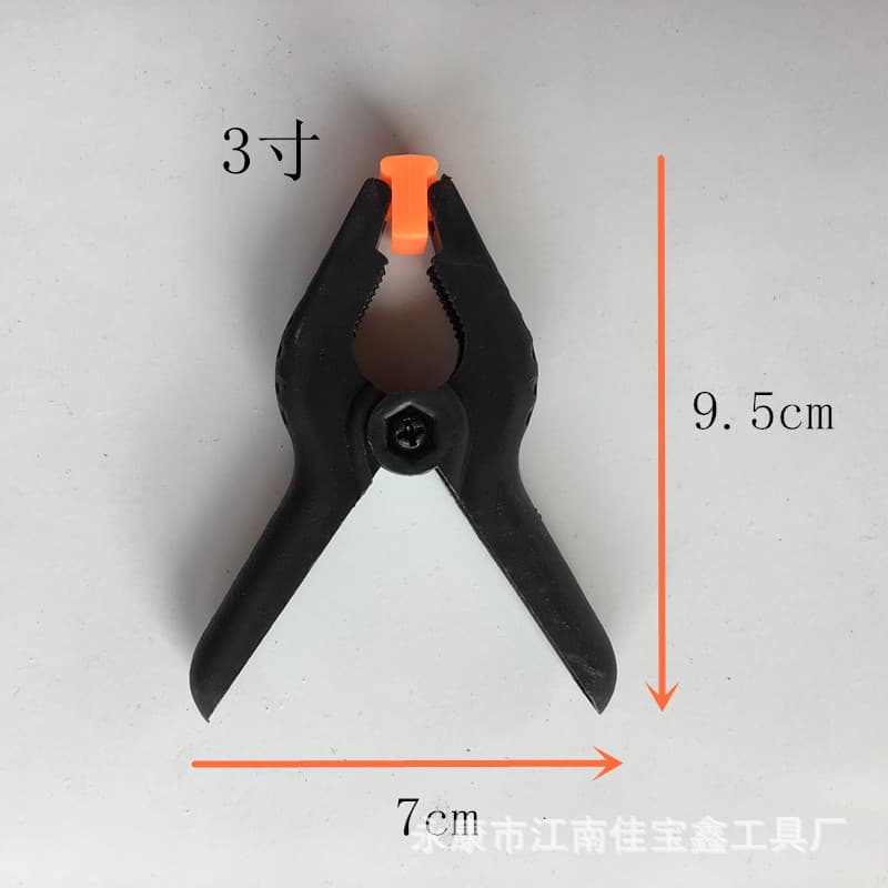 3-Inch Photography Background Clip, Heavy-Duty A-Type Spring Clamp, Fish Head Woodworking Quick Clamp, Factory Direct Supply