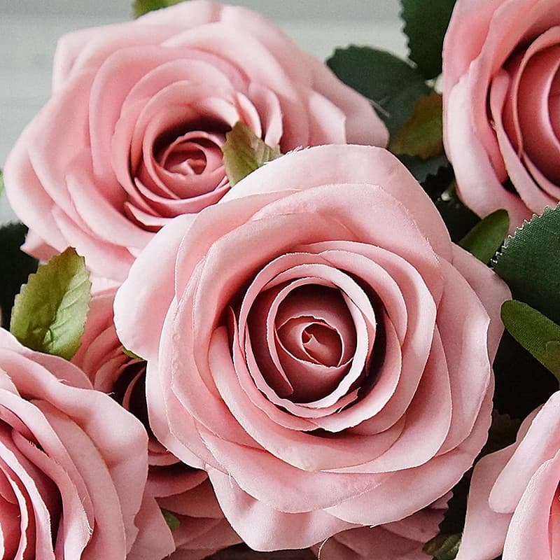 Artificial Rose 10-Head Acacia Wedding Rose Fake Flowers Wedding Decoration Home Soft Decor Floral Silk Flowers