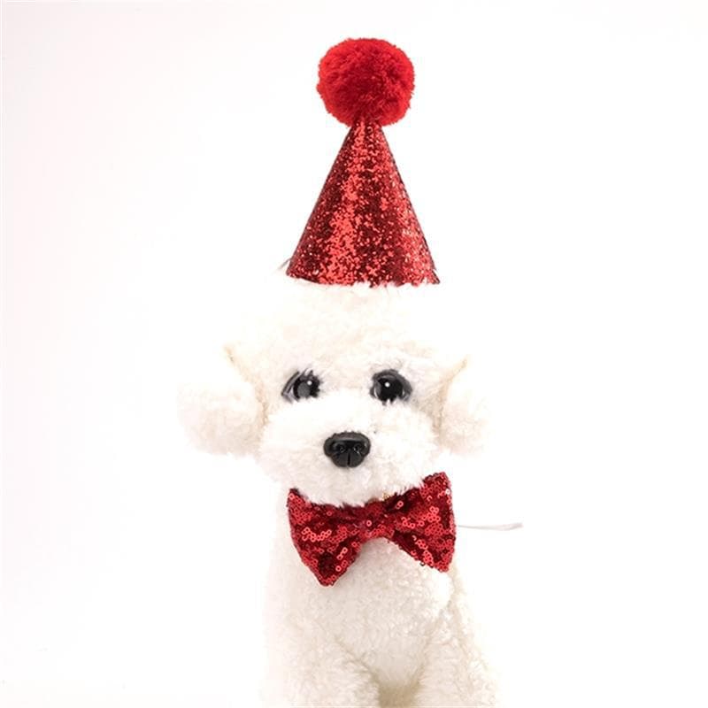 Teddy Dog Cat Bow Tie Butterfly Knot Children's Birthday Party Hat Baby Pet Supplies Bowtie Butterfly Knot Decorations